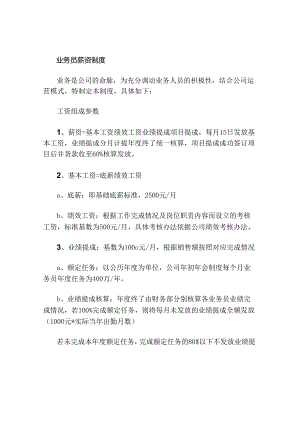 业务员薪资制度及绩效考核制度.docx