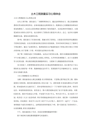 土木工程测量实习心得体会.docx