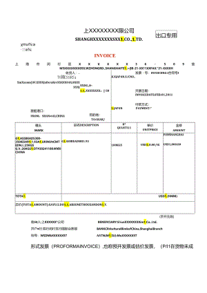外贸企业-形式发票模板.docx