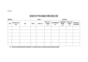 放射诊疗机构基本情况登记表.docx
