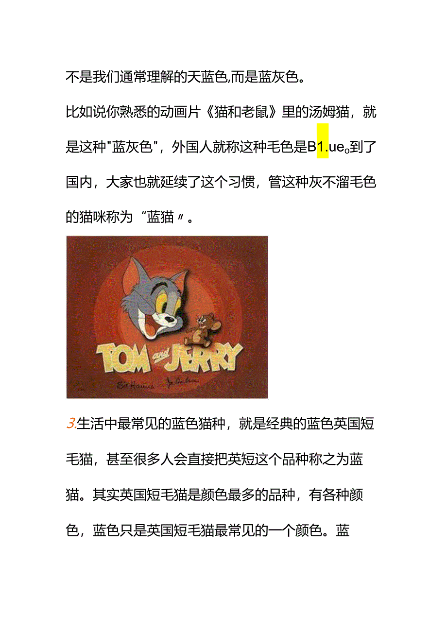 00533朋友说ta养了只蓝猫可我看猫是灰色的怎么和他聊聊蓝猫不外行?.docx_第2页