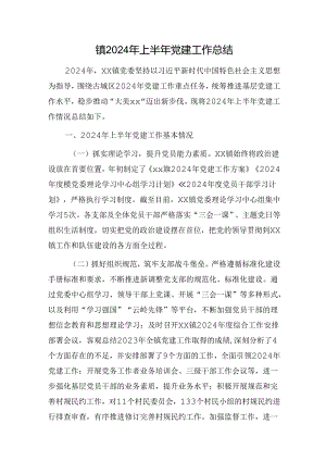 乡镇2024年上半年党建工作总结3100字.docx
