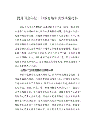 提升国企年轻干部教育培训质效典型材料.docx
