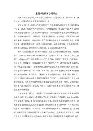 2024全面深化改革心得体会二.docx