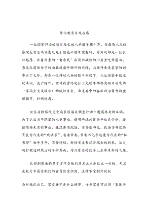 警示教育片观后感.docx