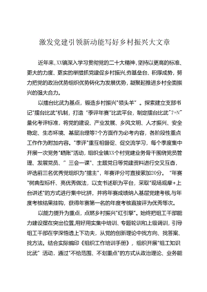 强化党建引领 赋能乡村振兴.docx