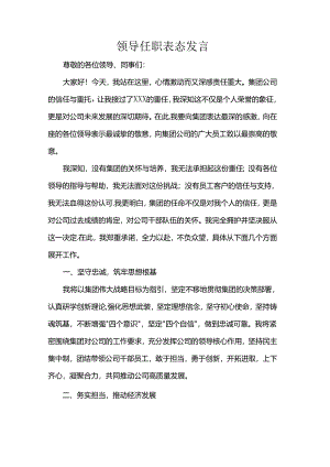 领导任职表态发言.docx