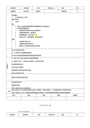 工模部全套岗位职务说明书.docx