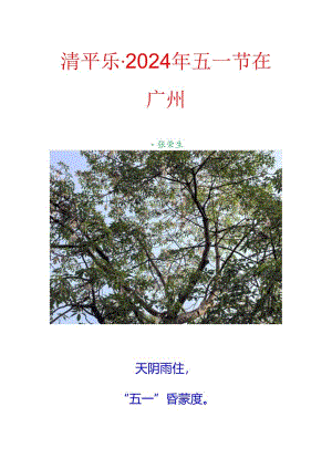 清平乐-2024年五一节在广州.docx