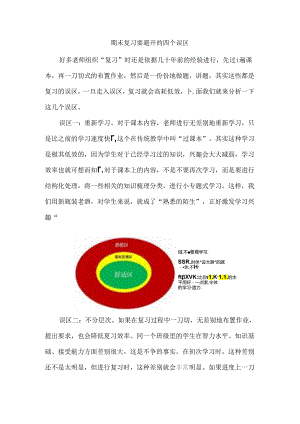 期末复习要避开的四个误区.docx