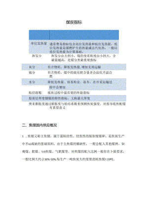 期货一天学习一个基本面——焦煤焦炭.docx