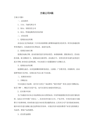 方案公司4篇.docx