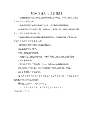 财务负责人岗位责任制.docx