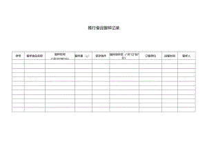 食品留样记录.docx