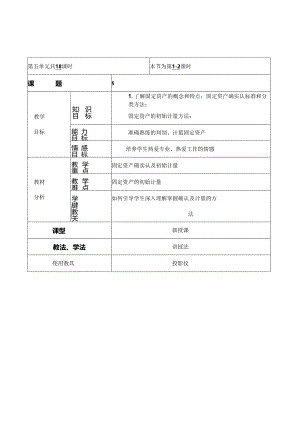 精选企业财务会计教案.docx