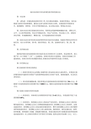 蓝田县招商引资高质量发展考核奖励办法.docx