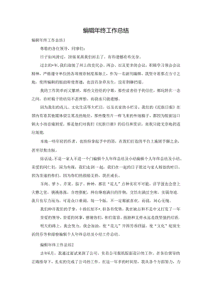 编辑年终工作总结.docx