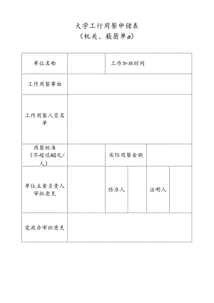 大学工作用餐申请表.docx