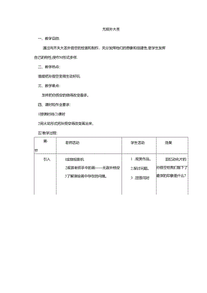 二年级上美术教案-无敌孙大圣_岭南版.docx