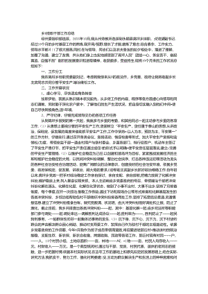 乡镇挂职干部工作总结.docx