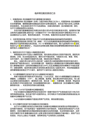 临床常见配伍禁忌汇总.docx