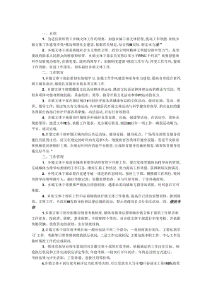 乡镇文体干部管理制度.docx