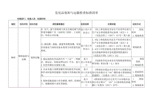 危化品装卸与运输检查标准清单.docx