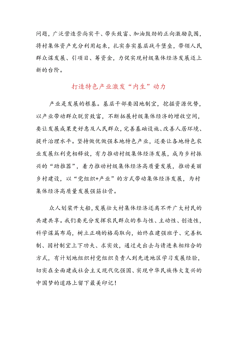 乡村振兴党课:发挥党建引领作用壮大村集体经济.docx_第2页