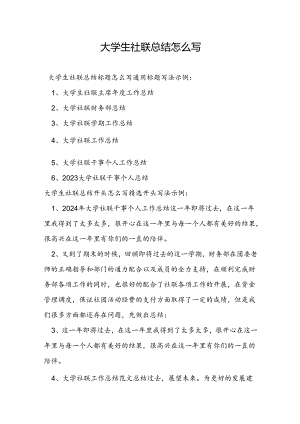 大学生社联总结怎么写.docx