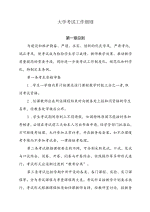 大学学院考试工作细则.docx