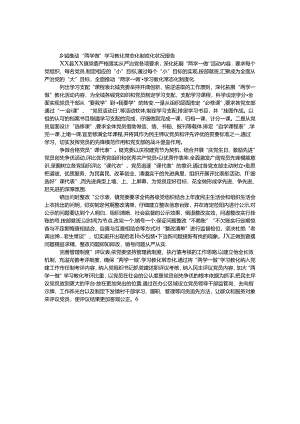 乡镇推进“两学一做”学习教育常态化制度化情况报告.docx