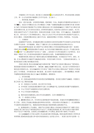 乡镇消防工作半年总结.docx