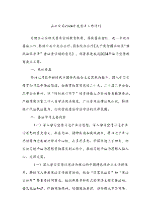 县公an局2024年度普法工作计划.docx