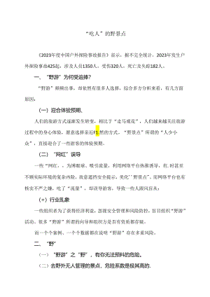 “吃人”的野景点（2024年）.docx