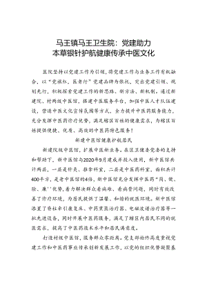 党建助力本草银针护航健康传承中医文化.docx
