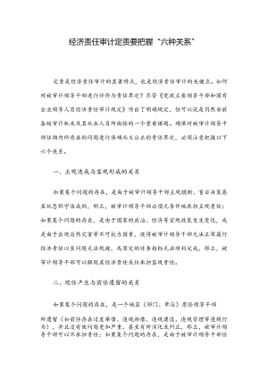 经济责任审计定责要把握“六种关系”.docx