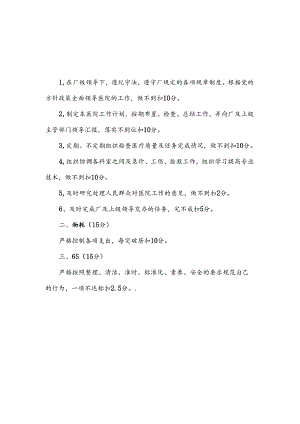 医院精细化管理各岗位职责及考核标准.docx