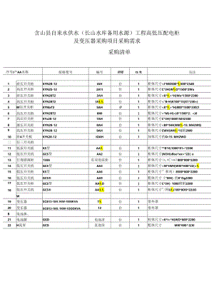 采购清单.docx