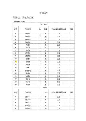 货物清单.docx