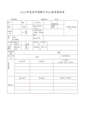 2024年度公开招聘工作人员报名登记表.docx