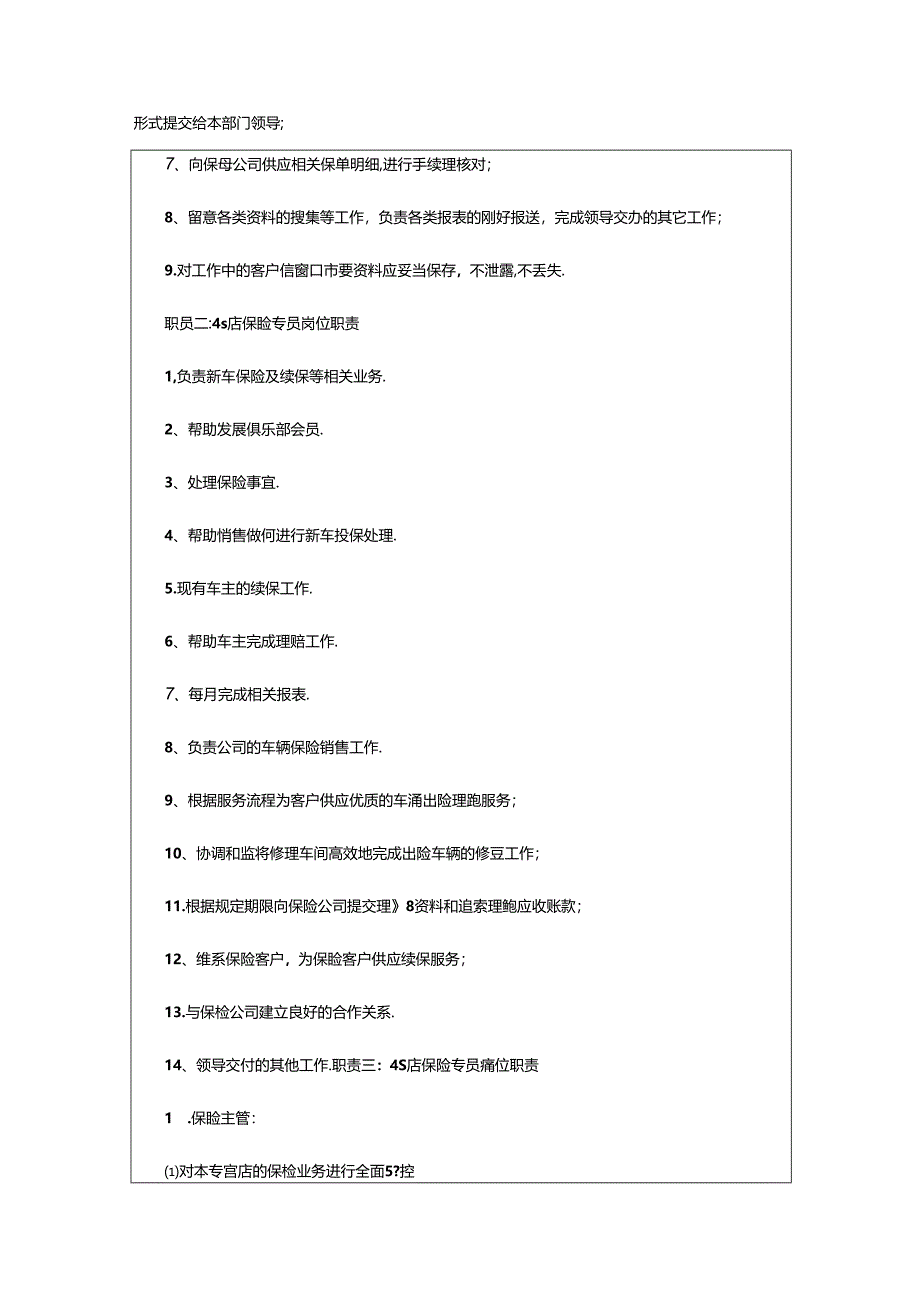 2024年4s店保险专员工作总结(共5篇).docx_第2页