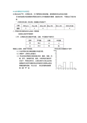 23年二模统计分析汇编.docx