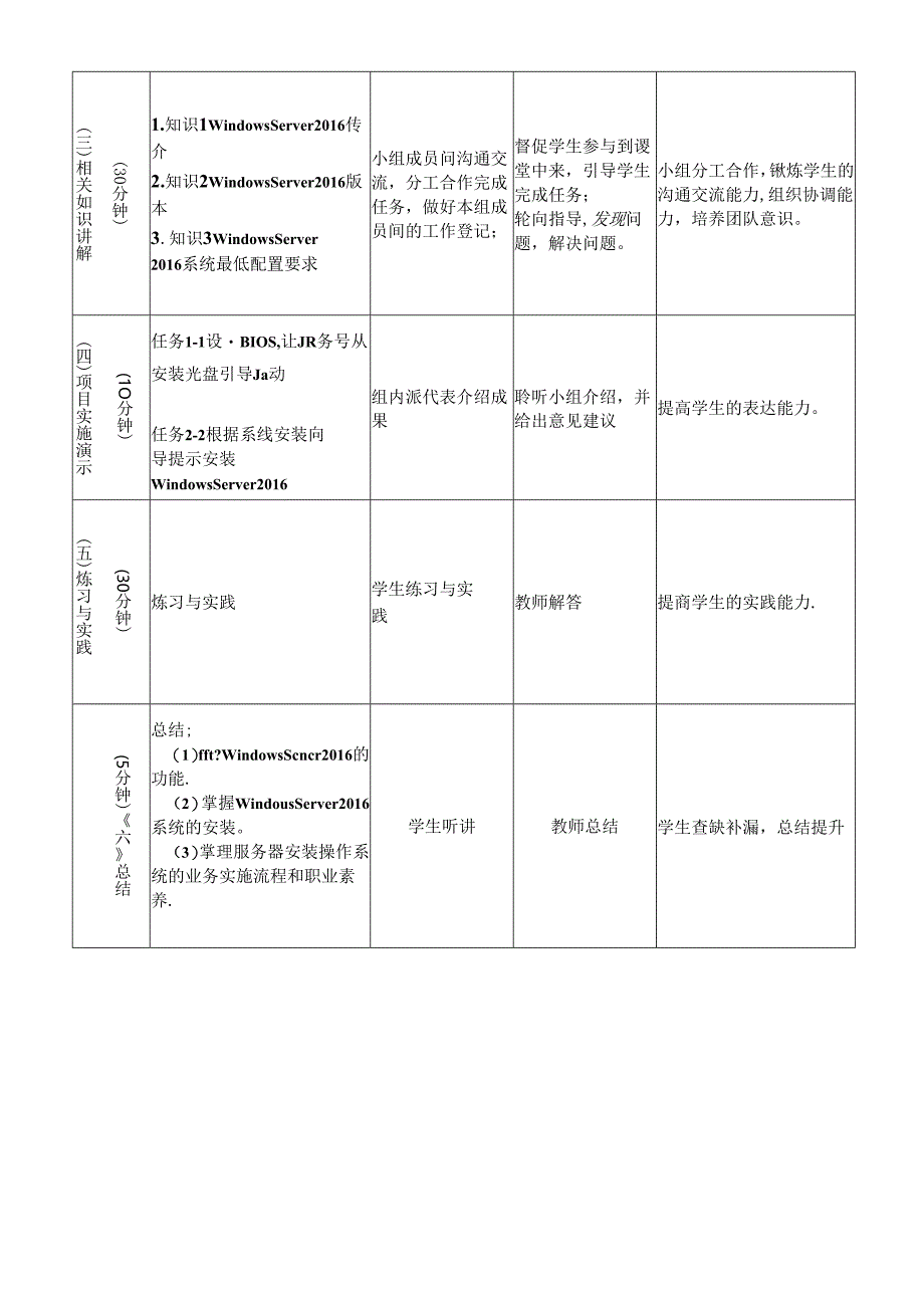 WindowsServer系统配置管理项目化教程(WindowsServer2016)教学教案.docx_第3页