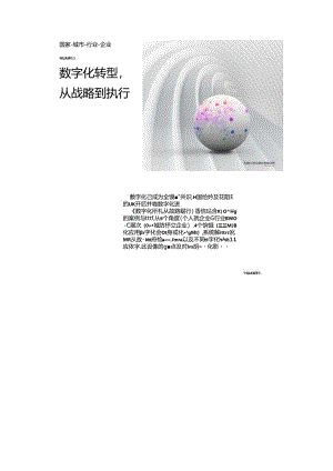 《h公司：数字化转型从战略到执行》两份文档.docx