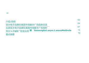 2024年亚太电子品牌在美国市场数字广告洞察报告.docx