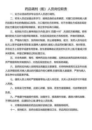 药品调剂（配）人员岗位职责.docx