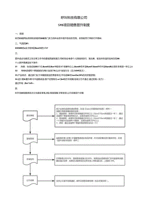 呼叫有限公司联想SMB项目销售晋升制度-v2.0.docx