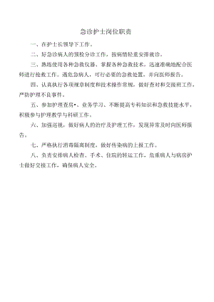急诊护士岗位职责.docx