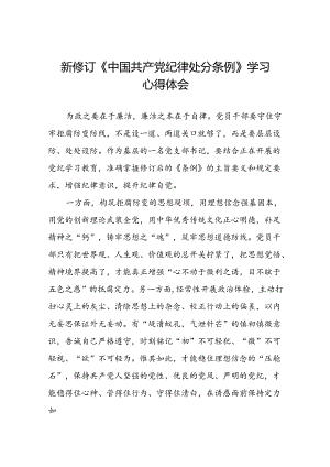 2024年关于学习新修订中国共产党纪律处分条例心得体会八篇.docx