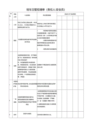 场车日管控清单.docx